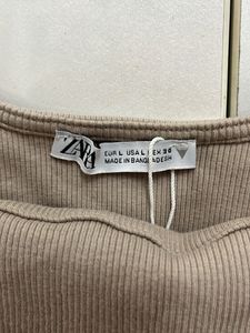 Zara fitted sleeveless top