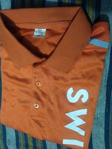 Orange Polo Shirt-M