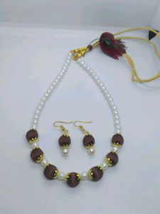 Colorful Silk Thread Necklace Set