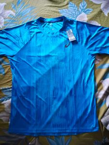 Asics Blue Training Dry Fit T-Shirt
