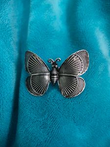 Butterfly Silver Big Ring