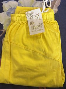 Kyoti Yellow Stretch Churidar