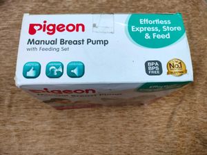 Pigeon Manual Breast Pump With Feeding Set