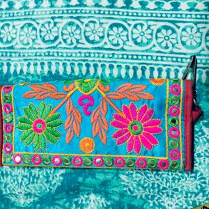 Embroidered Wallet