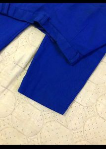 Blue Highwaisted Mom fit Pants