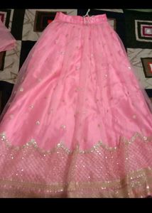 Pink Lehenga For Girls