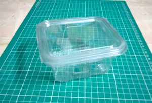 20 pcs Hinged Clamshell Food Container