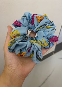 Hair Accessories ( Combo Of 6 Scrunchies)