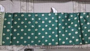 Elegant Green Banarasi Saree 💞