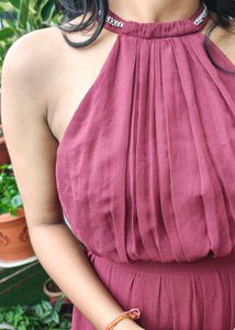 Burgundy Gown
