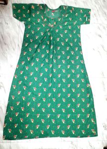 Sea Green Nighty Gown For Women