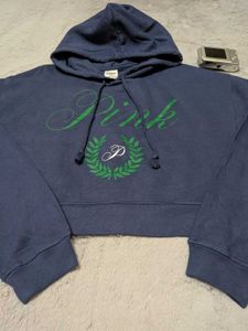 Victoria&#39;s secret Pink Cropped Hoodie