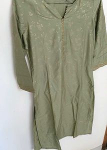 beautiful pastel green kurti