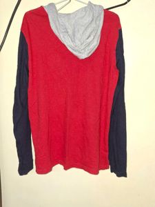 GAP Red Long Sleeve T-Shirt