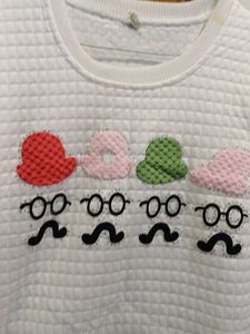 Novelty Quilted Sweatshirt