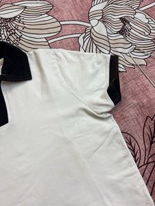 Cute White &amp; Black T-Shirt