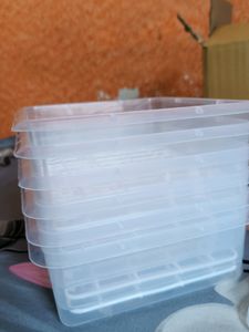 Pack Of 6 Plastic White 1800 Ml