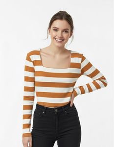 Square Neck Crop Top