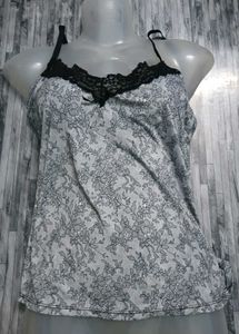 gray 🩶 tank top 🧡free size