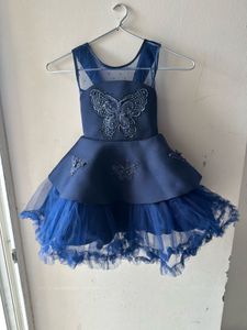 Cute Blue Party Dress