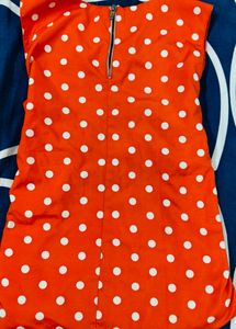 Red Polkadot Top
