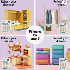 CamPure Camphor sticks 12×2 pack