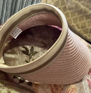 Woven Visor Hat- Never Used