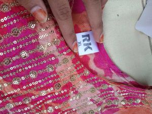 Pink &amp; Orange Embellished Tunic