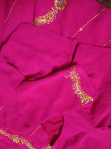 Saree With Amazing Handwork