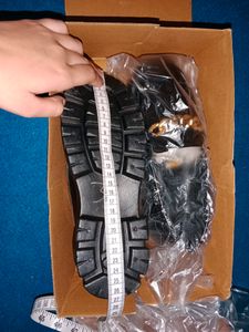 Chain Detailed Black Loafers