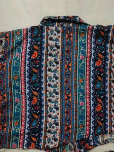 Boho Chic Tie-Front Top