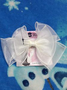 White Hair Bow