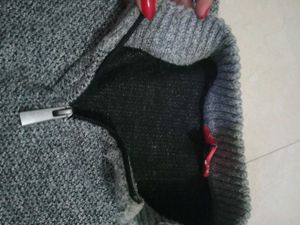 Stylish Grey Knit cardigan