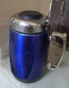 beautiful Blue Mug with Handle