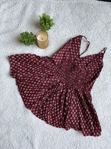 Maroon Jaipuri Top