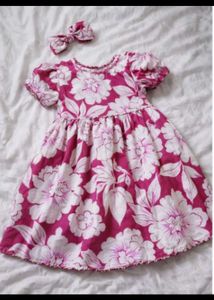Floral Baby Dress with Bow