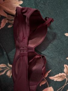 Burgundy Bra