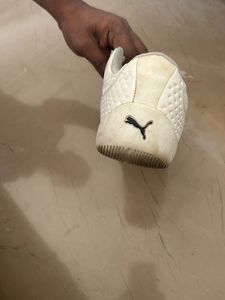 Puma white shoes