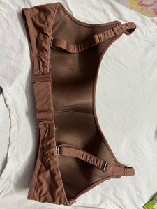 Calzidonia Branded Brown Padded Bra
