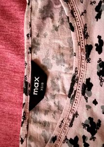 Baby Pink Cotton 1/2 Sleeve Cozy Casual Top