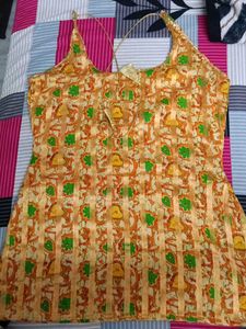 Patterned Sleeveless Top