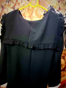 Cute Black Dress with Bow