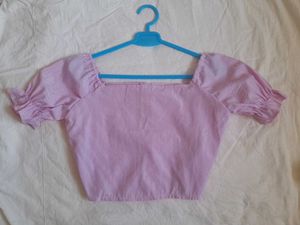 Pink Crop Top