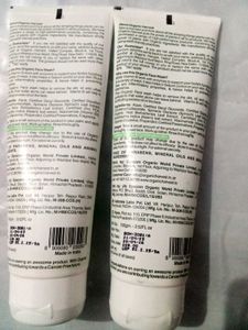(2)Organic Harvest Face Wash new + 1 Deodrent Free