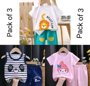 Baby Clothes Pack Of 3sets
