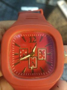 Red Square Fashion Watch