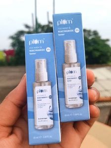 Plum 3% Niacinamide & Rice Water Face Toner Pack 2