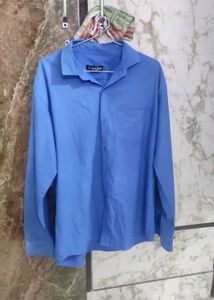 Mens Shirt 44 Size  Blue Color