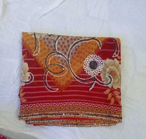 Beautiful Bandhej Saree