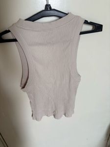 ZARA WOMEN TANK SOLID TOP